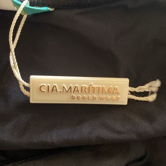 CIA Maritima V plunge black swimsuit size small - Picture 6 of 8